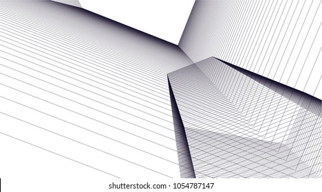 abstract modern architecture building 