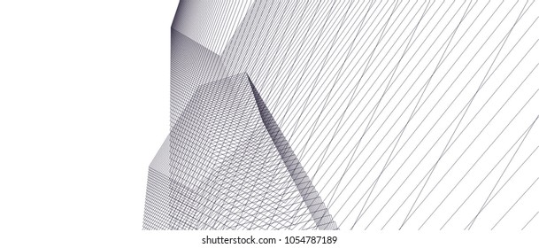 abstract modern architecture building 