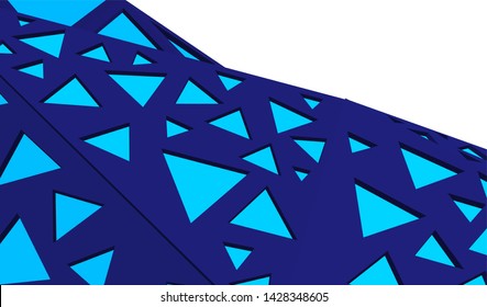 Abstract modern architecture building 3d