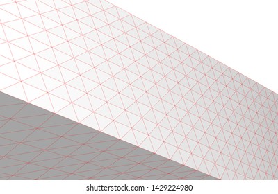 Abstract modern architecture building 3d