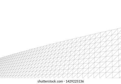 Abstract modern architecture building 3d