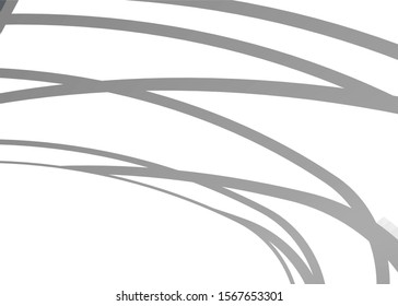 Abstract modern architecture building 3d