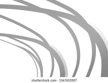 Abstract modern architecture building 3d