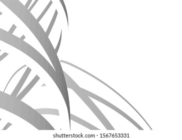 Abstract modern architecture building 3d