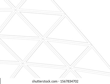 Abstract modern architecture building 3d