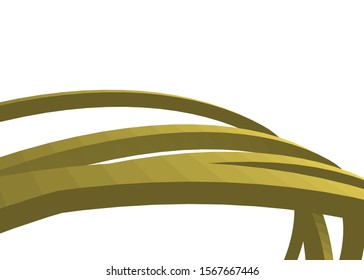 Abstract modern architecture construction 3d