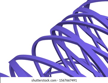 Abstract modern architecture construction 3d