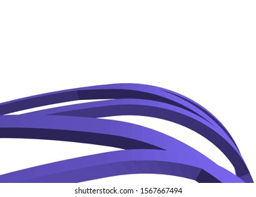 Abstract modern architecture construction 3d