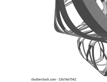 Abstract modern architecture construction 3d