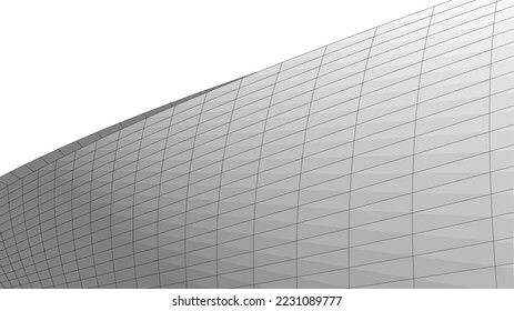 Resumen del dibujo de vector de arquitectura moderna