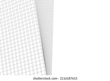 abstract modern architecture vector illustration