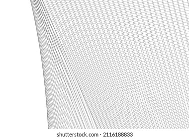 abstract modern architecture vector illustration