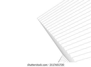 Resumen de la ilustración vectorial de la arquitectura moderna