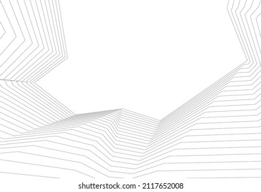 Abstract modern architecture vector illustration