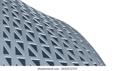 Abstrakte moderne Architektur Vektor-Illustration