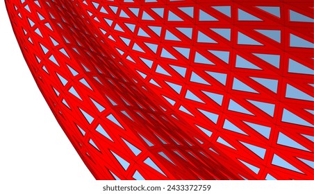 Abstract modern architecture vector illustration