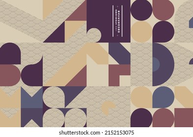 abstract modern art combination of geometry with grey fishscale background background can be use fo decoration wallpaper notebook cover food and beverage label technology advertisement