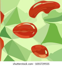Abstract modern art composition for design