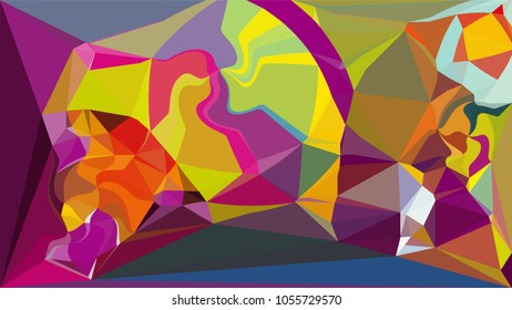 Abstract modern art composition for design