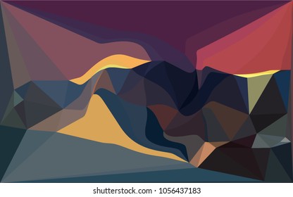 Abstract modern art composition for design