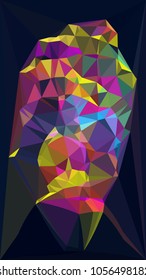 Abstract modern art composition for design