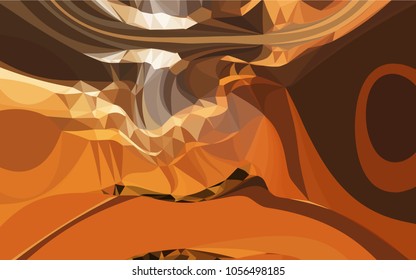 Abstract modern art composition for design
