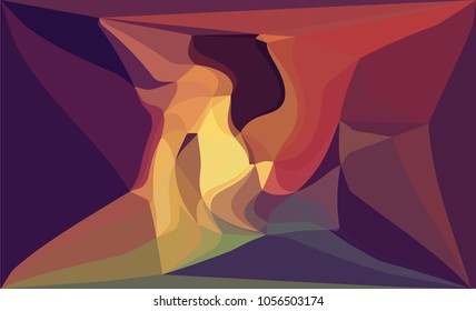Abstract modern art composition for design
