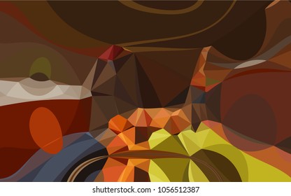 Abstract modern art composition for design