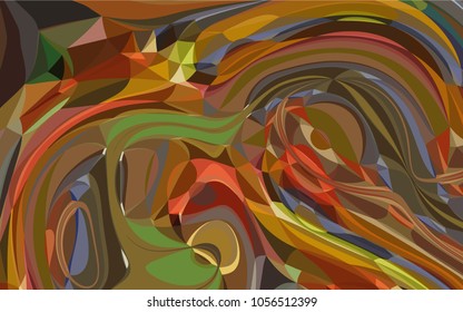 Abstract modern art composition for design