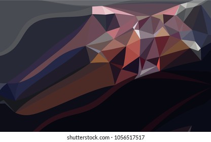 Abstract modern art composition for design