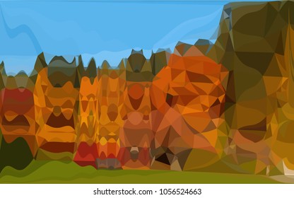 Abstract modern art composition for design
