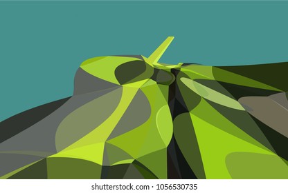 Abstract modern art composition for design