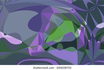 Abstract modern art composition for design