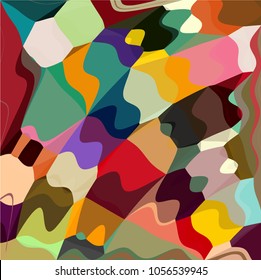 
Abstract modern art composition for design

