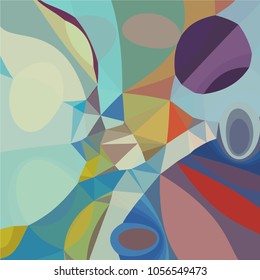 
Abstract modern art composition for design