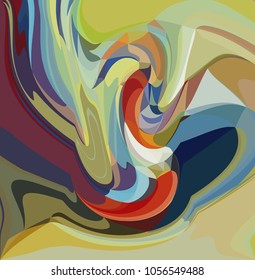 
Abstract modern art composition for design
