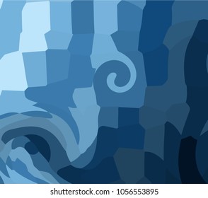Abstract modern art composition for design