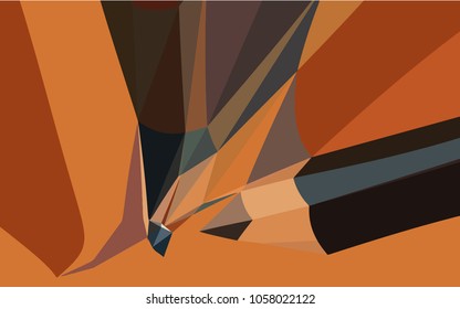 Abstract modern art composition for design
