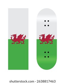Abstract Modern Art Curve Lines Geometrical Background Brazil Wales
Fingerboard Skateboard Deck Graphics Design Preview Mockup Template