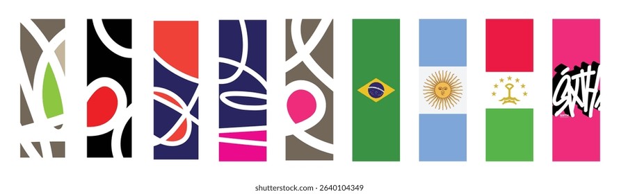 Abstract Modern Art Curve Lines Geometrical Background
Senegal Graffiti 
Fingerboard Skateboard Deck Graphics Design Preview Mockup Template