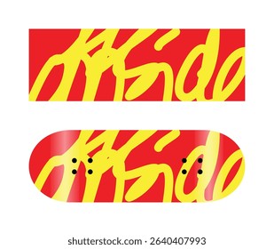 Abstract Modern Art Curve Lines Geometrical Background
Senegal Graffiti 
Fingerboard Skateboard Deck Graphics Design Preview Mockup Template