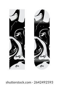 Abstract Modern Art Curve Lines Geometrical Background Pattern
Oil Spill
Fingerboard Skateboard Deck Graphics Design Preview Mockup Template