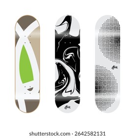 Abstract Modern Art Curve Lines Geometrical Background Pattern
Oil Spill
Fingerboard Skateboard Deck Graphics Design Preview Mockup Template