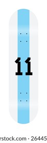 Abstract Modern Art Curve Lines Geometrical Background Pattern
Oil Spill Halftone dots Player Jersey Number
Fingerboard Skateboard Deck Graphics Design Preview Mockup Template