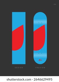 Abstract Modern Art Curve Lines Shape Geometrical Background Pattern
Fingerboard Skateboard Deck Graphics Design Preview Mockup Template