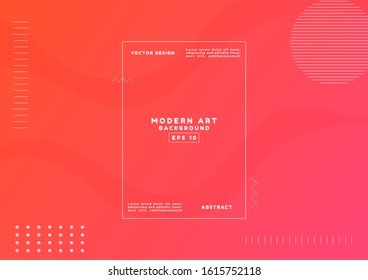 Abstract modern art fluid background line shape design halftone style with space for text. vector illustration