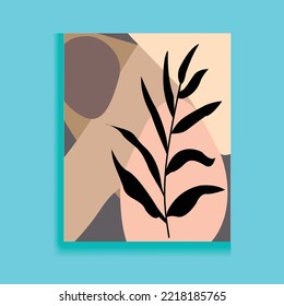 Abstract modern art posters with 100% vector Texture 