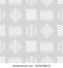 Abstrakte moderne Kunst Nahtloses Muster, Retroformen des Mittelalters minimaler mehrmaliger Hintergrund