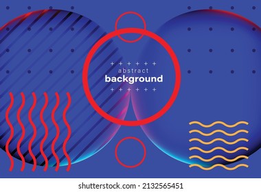 abstract modern art with sphere dots and curve on gradient background can be use for food product advertisement label technology product presentation box art website template vector 