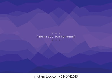 abstract modern art wavy in gradient violet background cave theme can be use for travel brochure technology packaging and advertisement website template product label  and presentation vector eps.